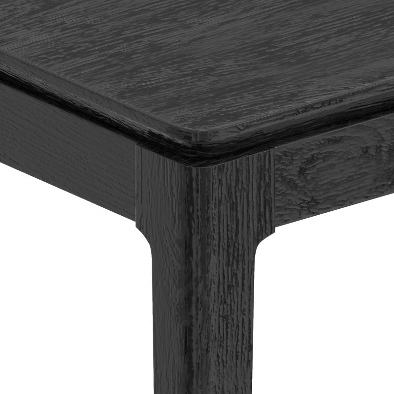 Cove Rectangular Dining Table, Vintage Black - FCHF CITY
