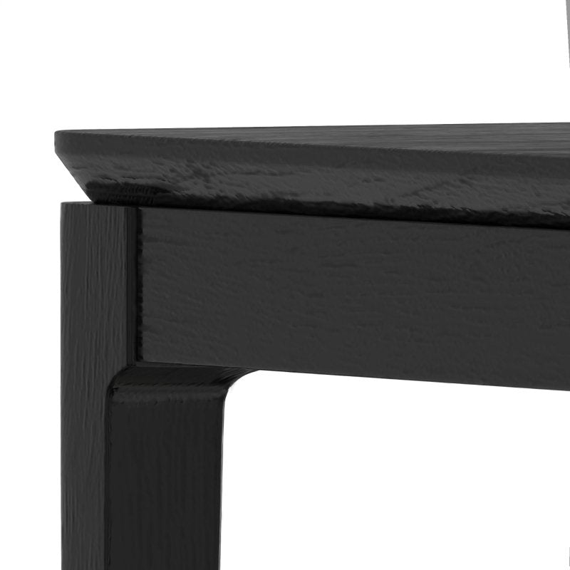 Cove Rectangular Dining Table, Vintage Black - FCHF CITY