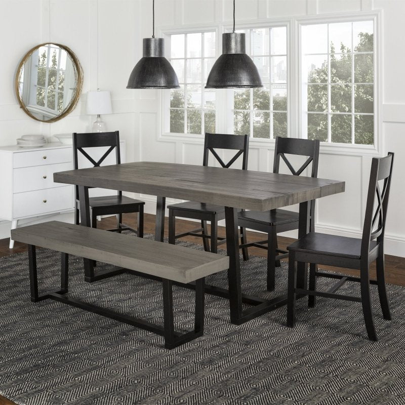 Covington Farmhouse 6 - Piece Dining Table Set - FCHF CITY