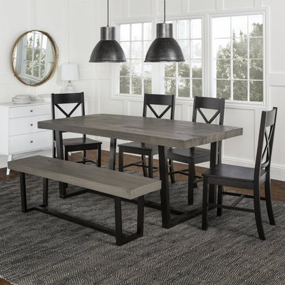 Covington Farmhouse 6 - Piece Dining Table Set - FCHF CITY