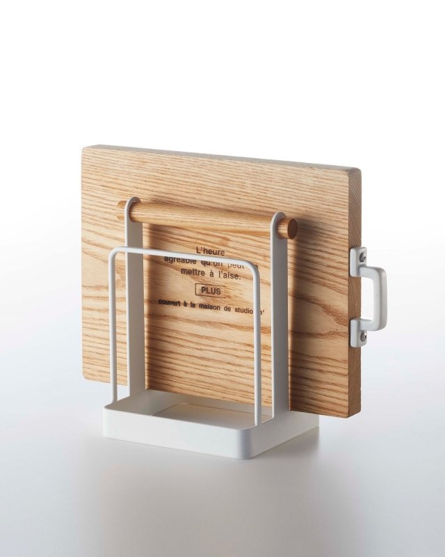 Cutting Board Stand - Steel + Wood - FCHF CITY