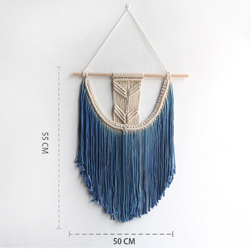 Dip - Dyed Macrame Hanging Decoration - FCHF CITY