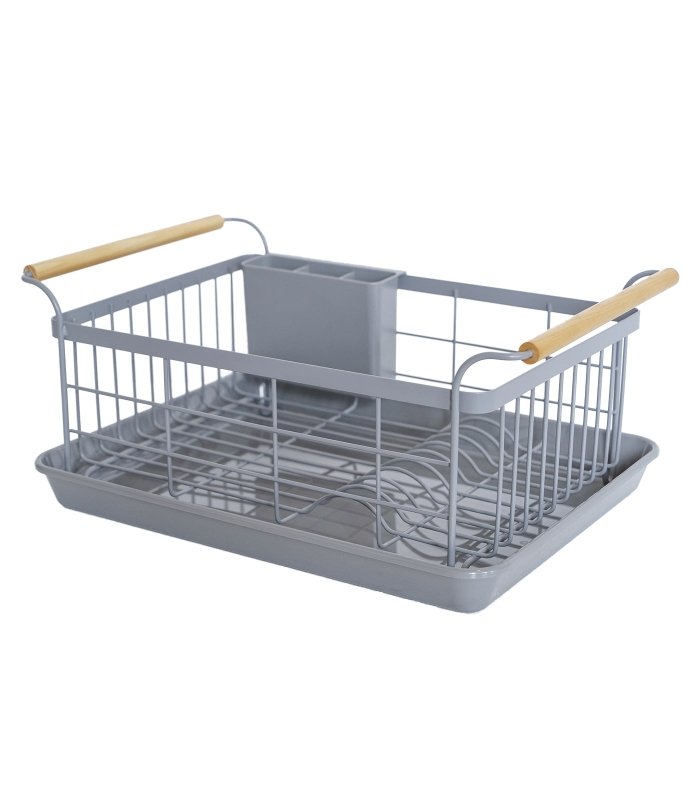 Dish Rack - Steel + Wood - FCHF CITY
