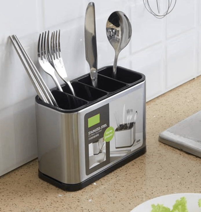 Divided Stainless Steel Chopstick Holder - FCHF CITY