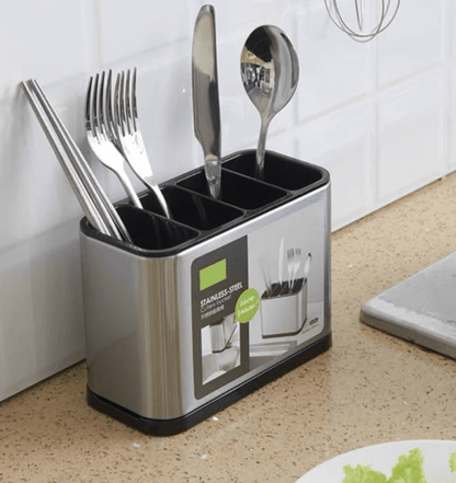 Divided Stainless Steel Chopstick Holder - FCHF CITY