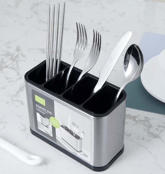 Divided Stainless Steel Chopstick Holder - FCHF CITY