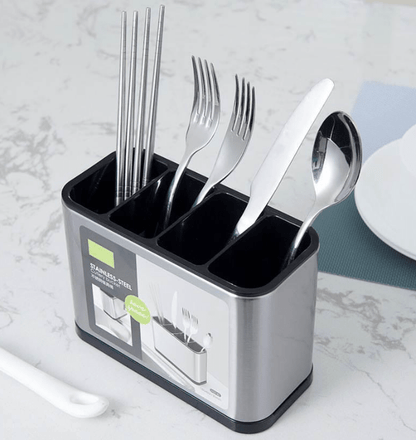 Divided Stainless Steel Chopstick Holder - FCHF CITY