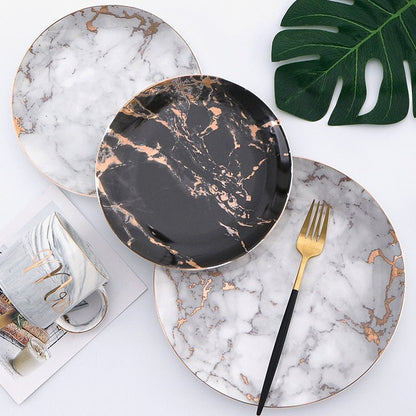 Ellure Marbled Plates - FCHF CITY