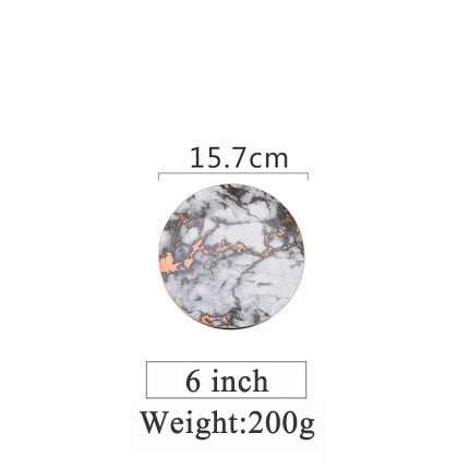 Ellure Marbled Plates - FCHF CITY