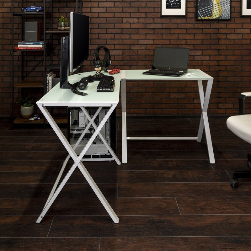 Elysium Modern Corner Gaming Desk - FCHF CITY