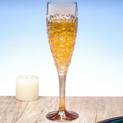 Embossed Crystal Champagne Flutes, 180ml Gift‑Set - FCHF CITY
