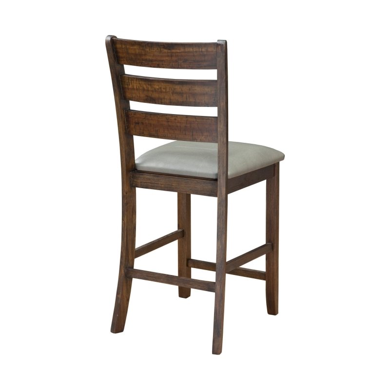 Emery Pub Height Chairs, Walnut - FCHF CITY