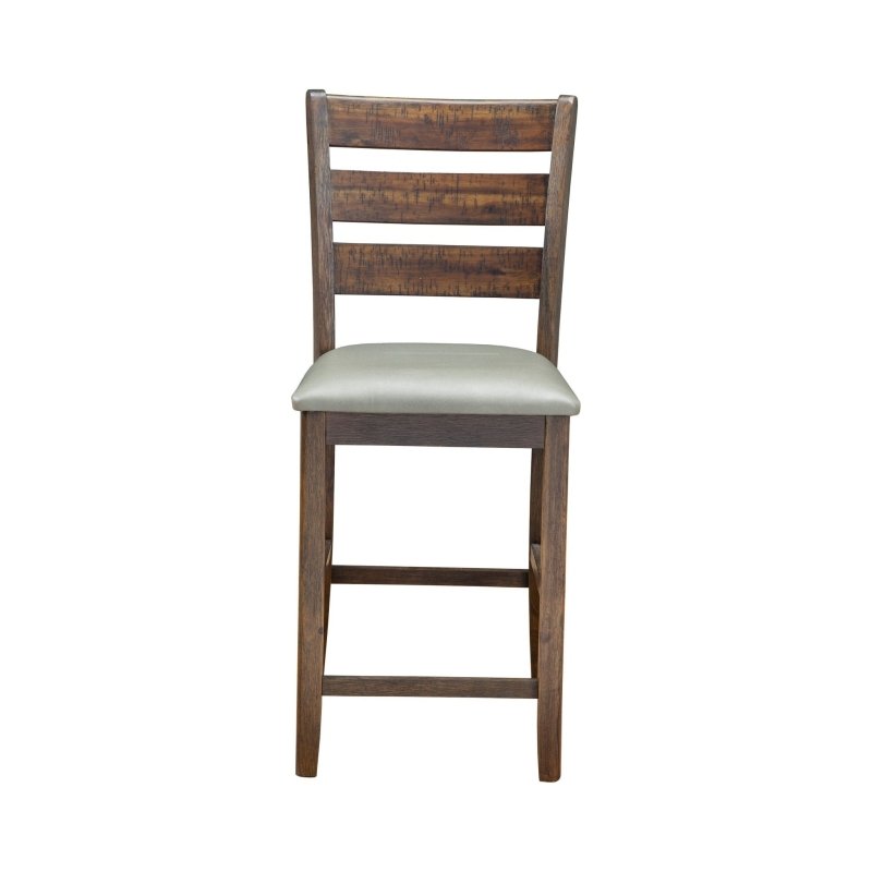Emery Pub Height Chairs, Walnut - FCHF CITY