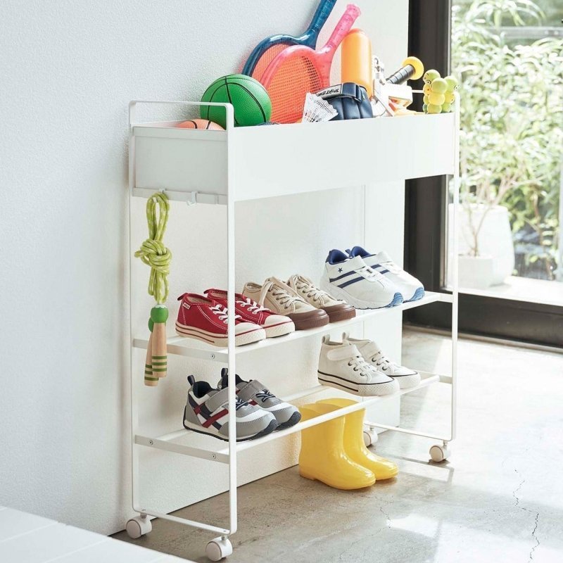 Entryway Storage Cart (29.33&quot; H) - Steel - FCHF CITY