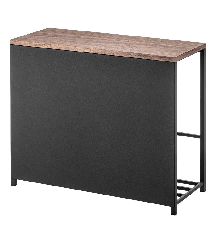 Entryway Storage Organizer + Bench (18&quot; H) - Steel + Wood - FCHF CITY