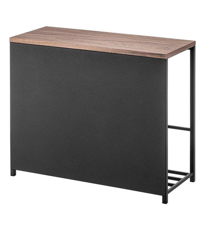 Entryway Storage Organizer + Bench (18&quot; H) - Steel + Wood - FCHF CITY