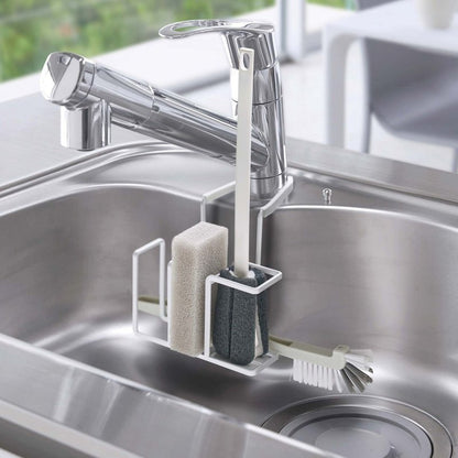 Faucet - Hanging Sponge &amp; Brush Holder - Steel - FCHF CITY