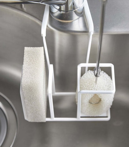 Faucet - Hanging Sponge &amp; Brush Holder - Steel - FCHF CITY