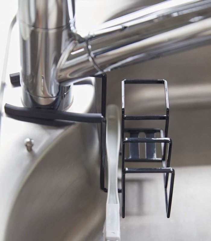 Faucet - Hanging Sponge &amp; Brush Holder - Steel - FCHF CITY