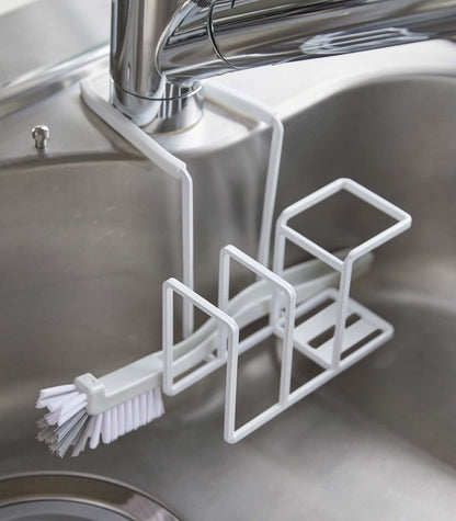 Faucet - Hanging Sponge &amp; Brush Holder - Steel - FCHF CITY