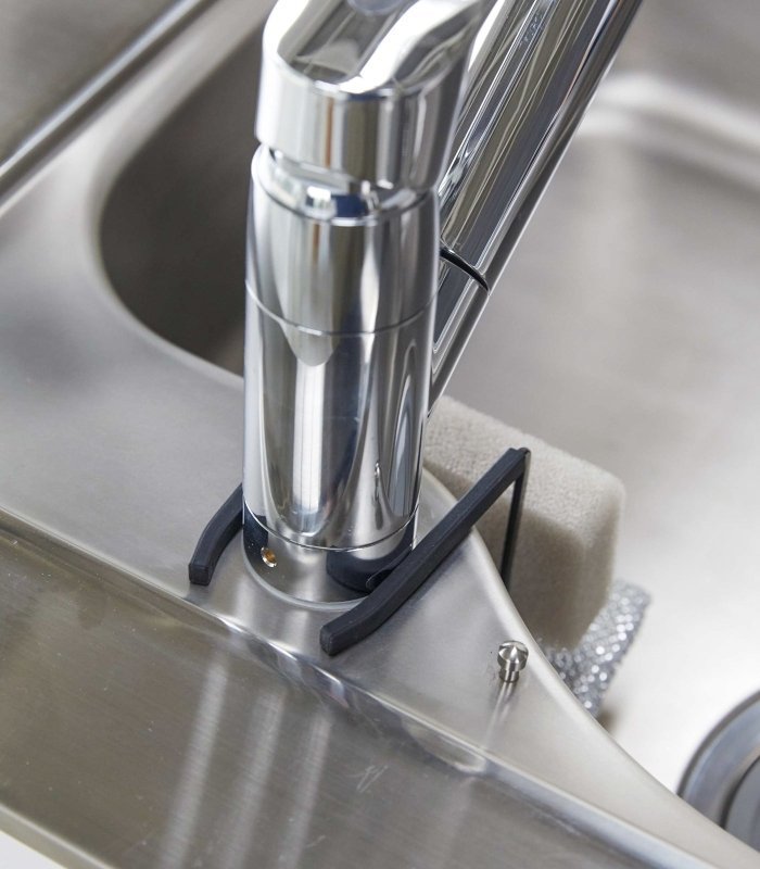 Faucet - Hanging Sponge Holder - Two Sizes - Steel - FCHF CITY