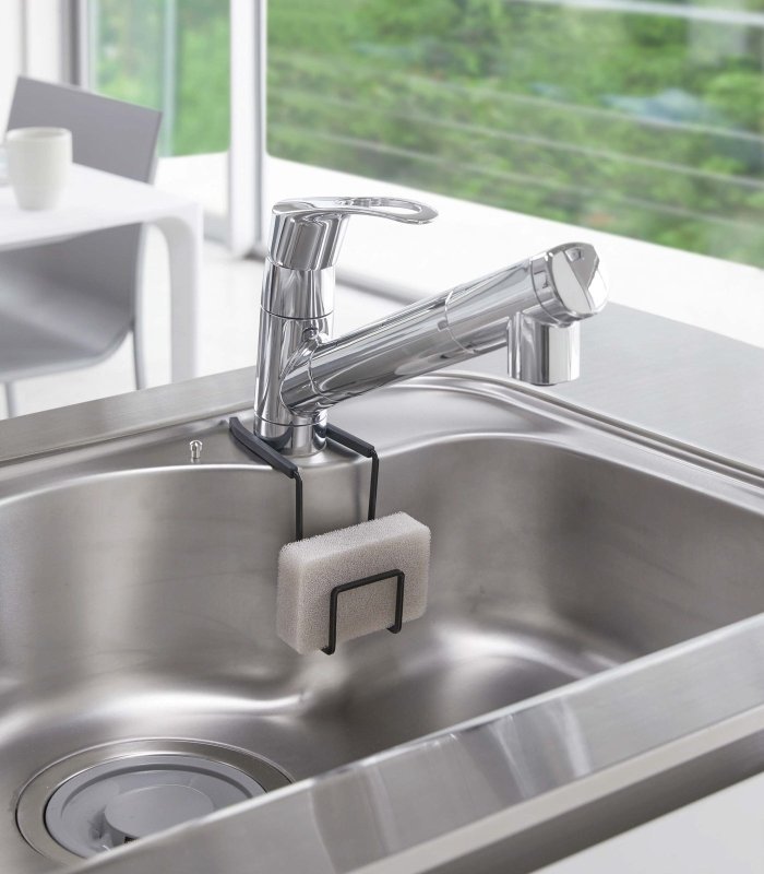 Faucet - Hanging Sponge Holder - Two Sizes - Steel - FCHF CITY