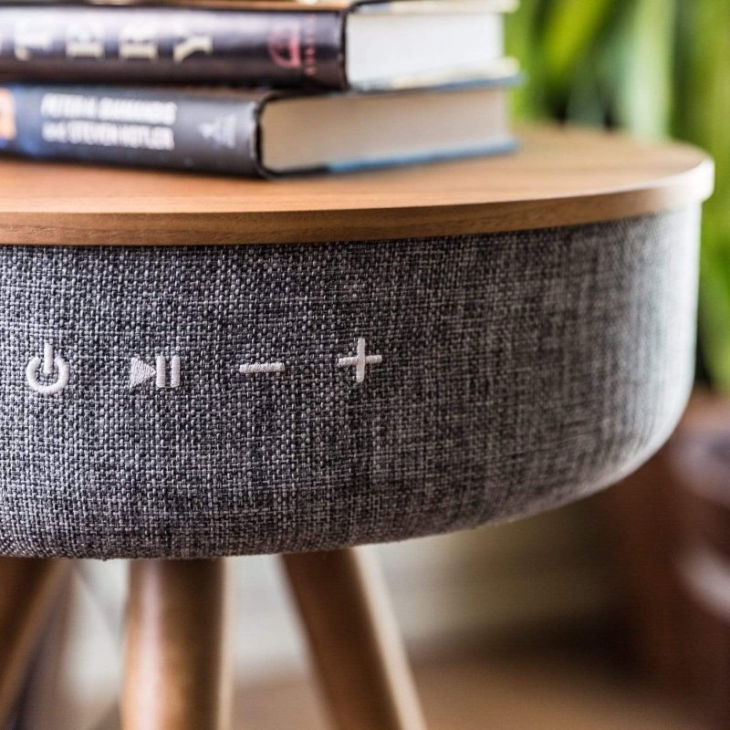 Fchf City Smart Table with Speaker &amp; Wireless Charger - FCHF CITY