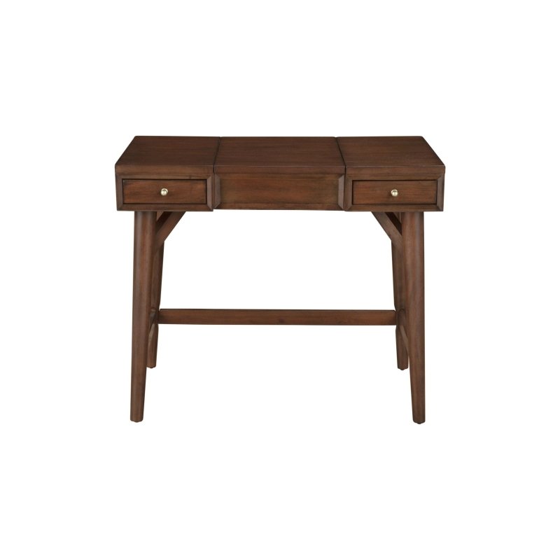 Flynn Bedroom Vanity, Walnut - FCHF CITY