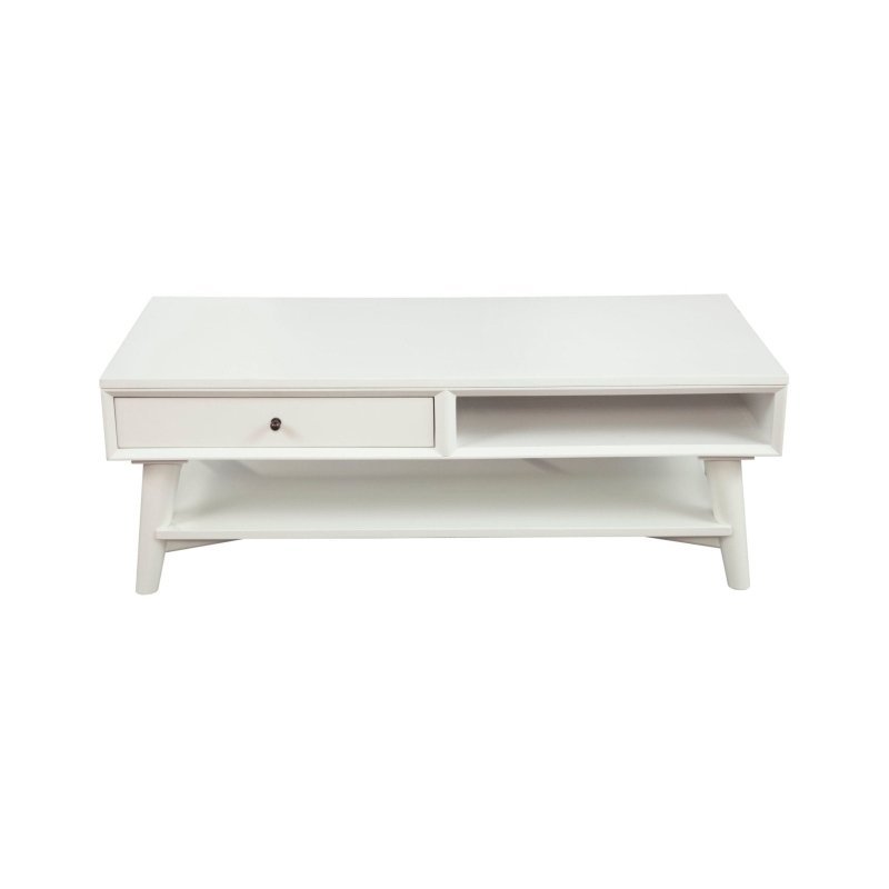 Flynn Coffee Table, White - FCHF CITY