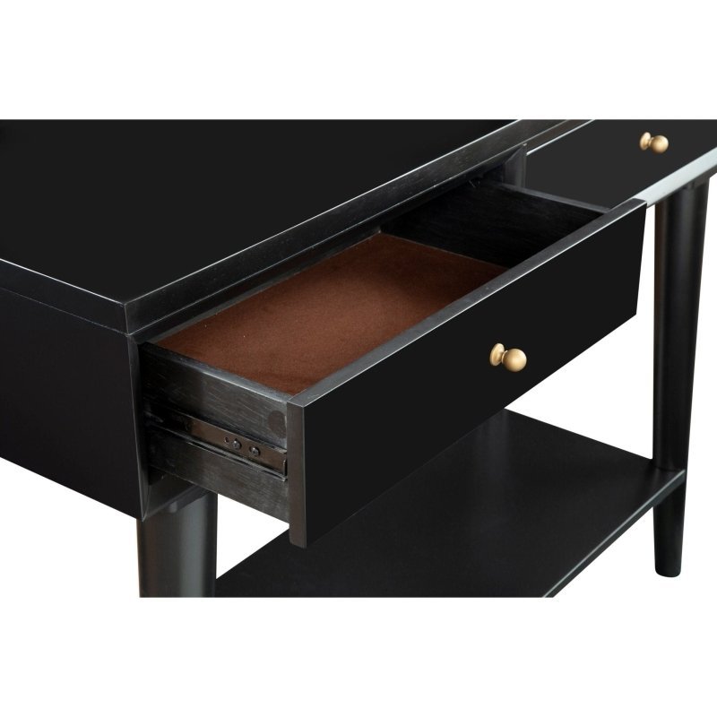 Flynn Console Table, Black - FCHF CITY