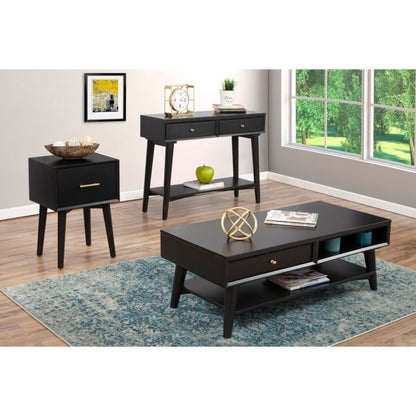 Flynn Console Table, Black - FCHF CITY