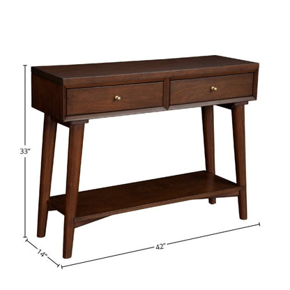 Flynn Console Table, Walnut - FCHF CITY