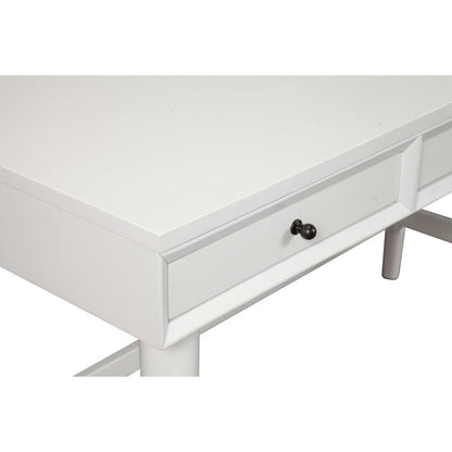 Flynn Large Desk, White - FCHF CITY