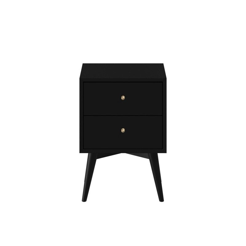 Flynn Nightstand, Black - FCHF CITY