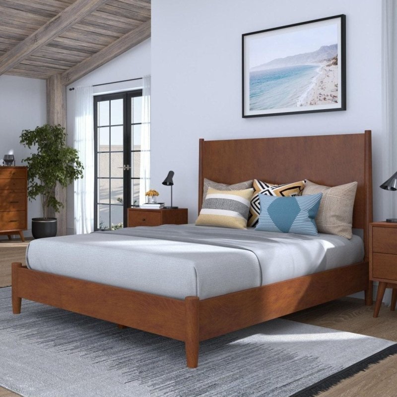 Flynn Platform Bed, Acorn - FCHF CITY