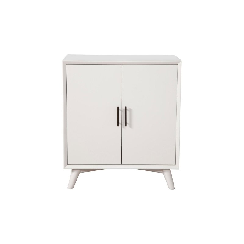 Flynn Small Bar Cabinet, White - FCHF CITY