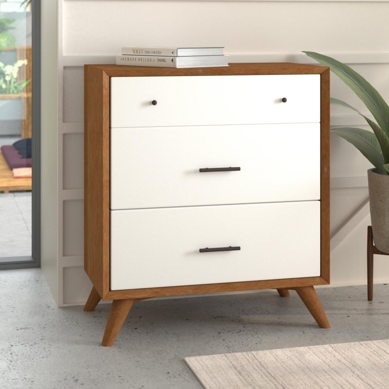 Flynn Small Chest, Acorn &amp; White - FCHF CITY