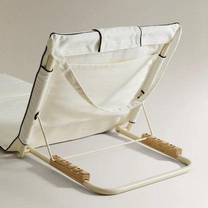 Foldable Padded Beach Sun Lounger, Outdoor Reclining Floor Chair - FCHF CITY
