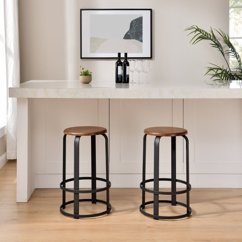 Foremand Kitchen Bar Stool, Set of 2 - FCHF CITY