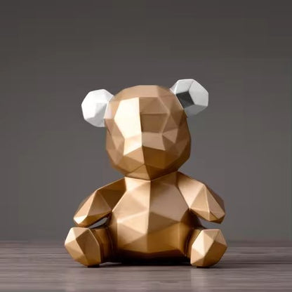 Geometric Bear Figurine - FCHF CITY