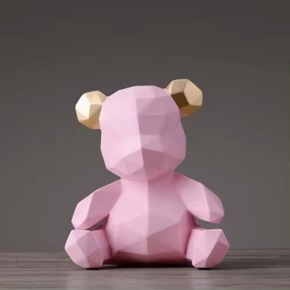 Geometric Bear Figurine - FCHF CITY