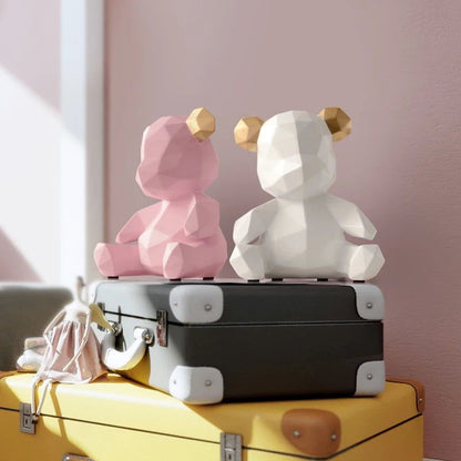 Geometric Bear Figurine - FCHF CITY
