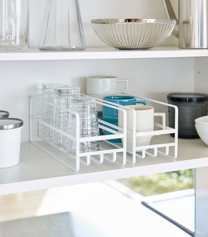Glass and Mug Cabinet Organizer - Steel - FCHF CITY