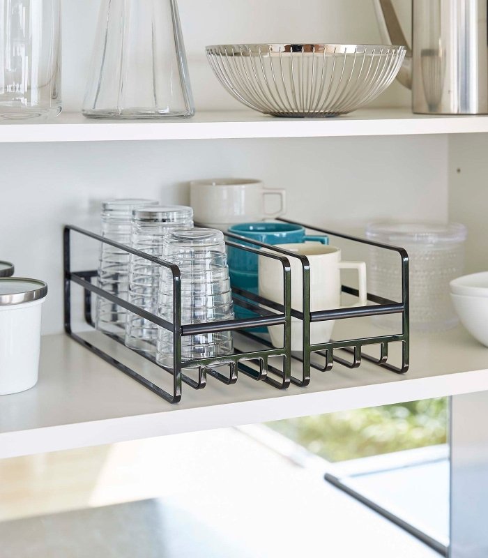 Glass and Mug Cabinet Organizer - Steel - FCHF CITY