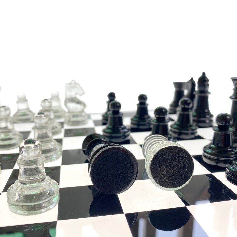 Glass Chess Board - FCHF CITY
