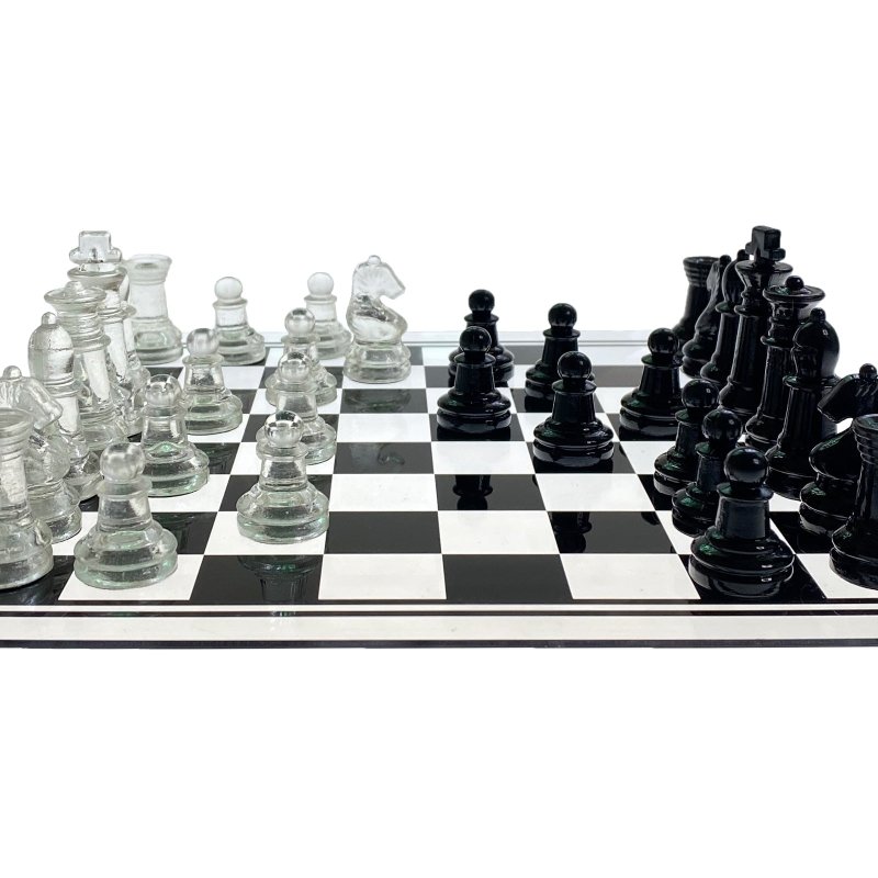 Glass Chess Board - FCHF CITY