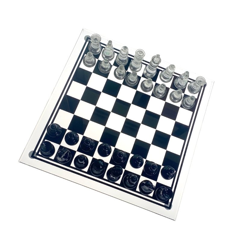 Glass Chess Board - FCHF CITY