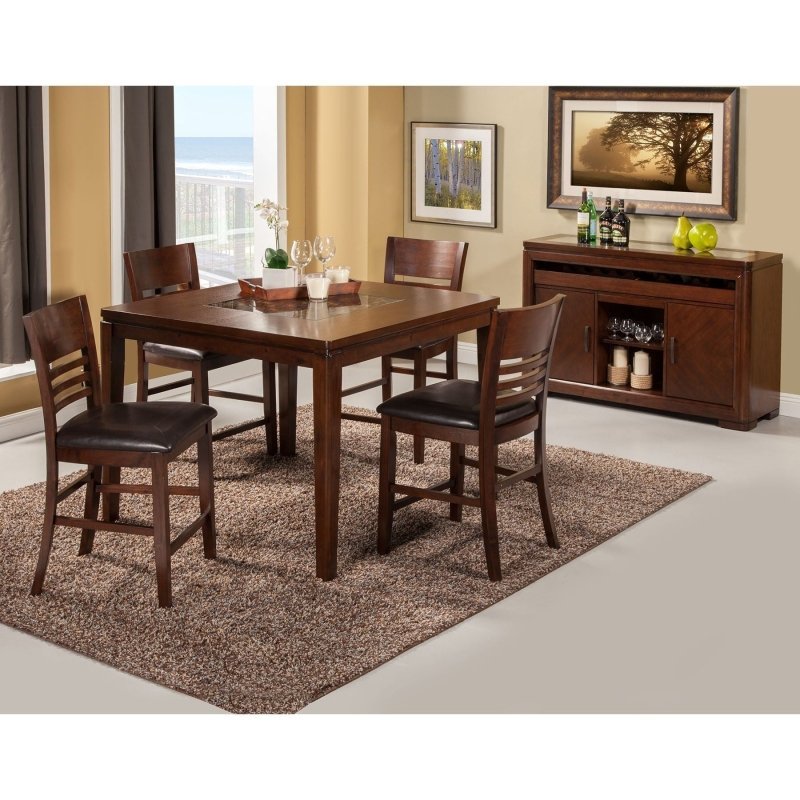 Granada Pub Table, Brown Merlot - FCHF CITY
