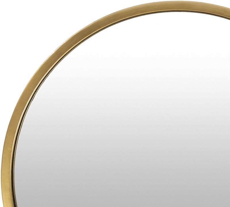 Guinda Round Gold Framed Wall Mirror - FCHF CITY