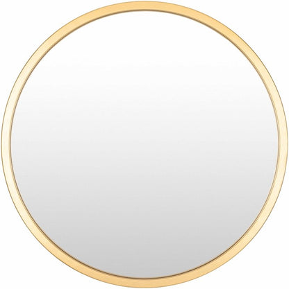 Guinda Round Gold Framed Wall Mirror - FCHF CITY